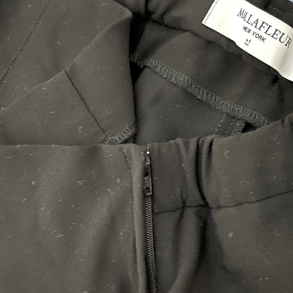 MM Lafleur Black Foster Women Pants 1X Stretch Business Casual Capsule Old Money - Picture 11 of 12